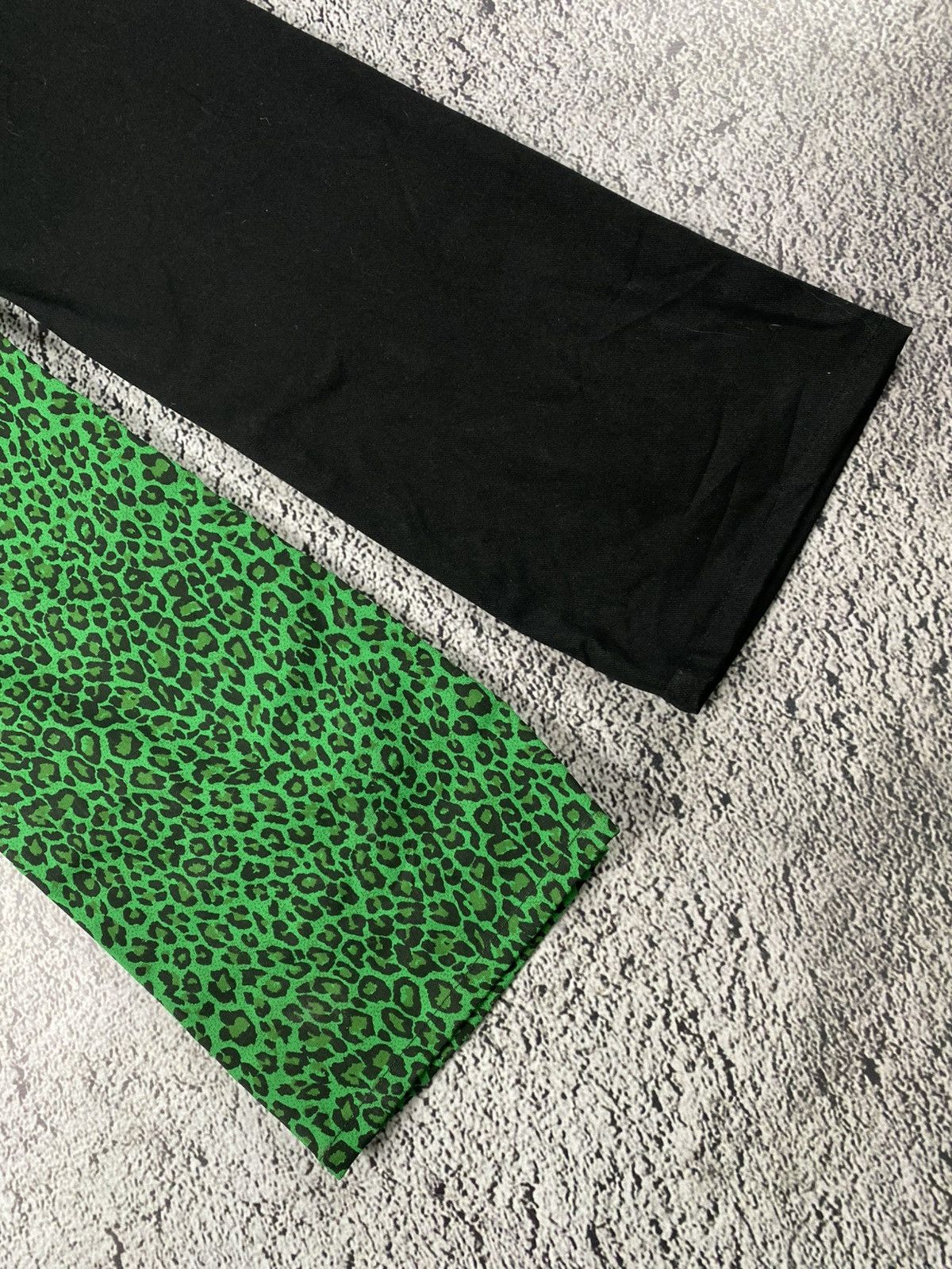 Vintage Vintage Y2K Japanese leopard faded denim jeans streetwear Size 32" / US 10 / IT 46 - 6 Thumbnail