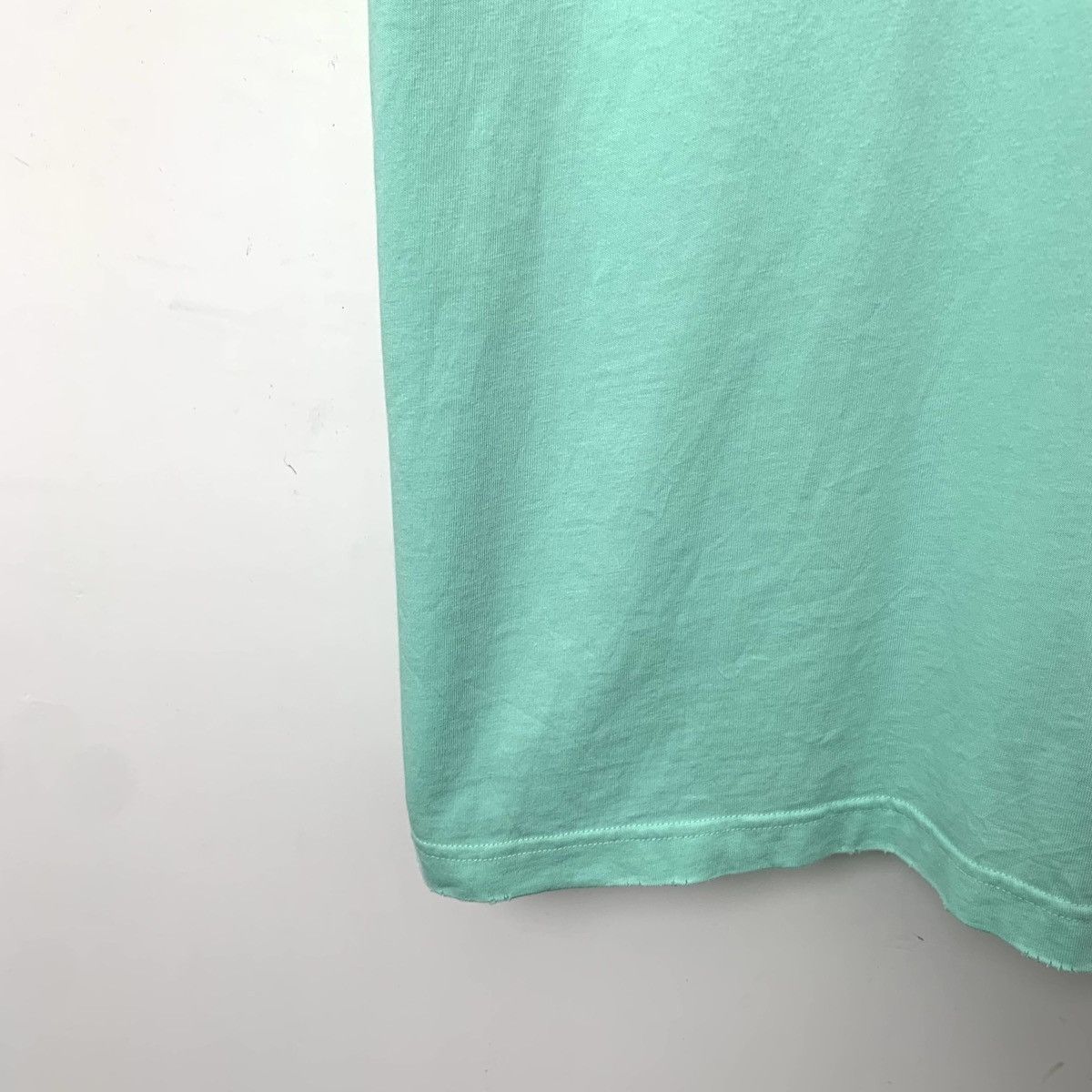 Balenciaga Balenciaga Lake Green Logo Letter Short Sleeve T-shirt K26WX Size US L / EU 52-54 / 3 - 4 Thumbnail