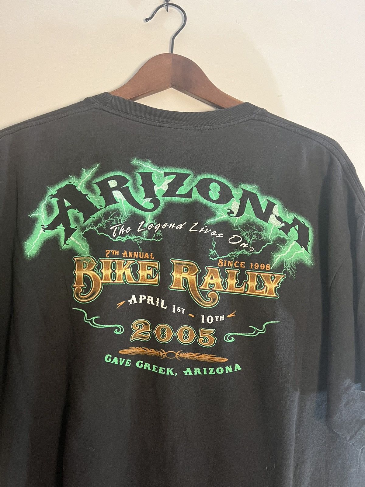 Harley Davidson × Indian Motorcycle 2005 Arizona Bike rally promo Harley style tee Size US XL / EU 56 / 4 - 3 Thumbnail