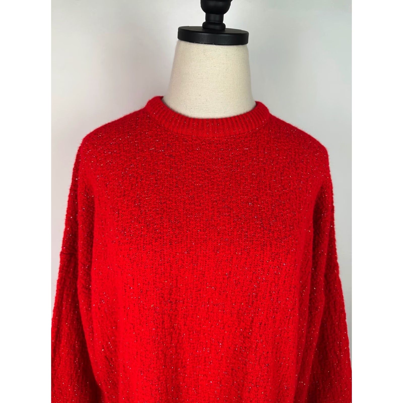 Vintage VINTAGE Miss Scotch English Sweater Womens XL Red Christmas 80s Pullover Knits Size XL / US 12-14 / IT 48-50 - 2 Thumbnail