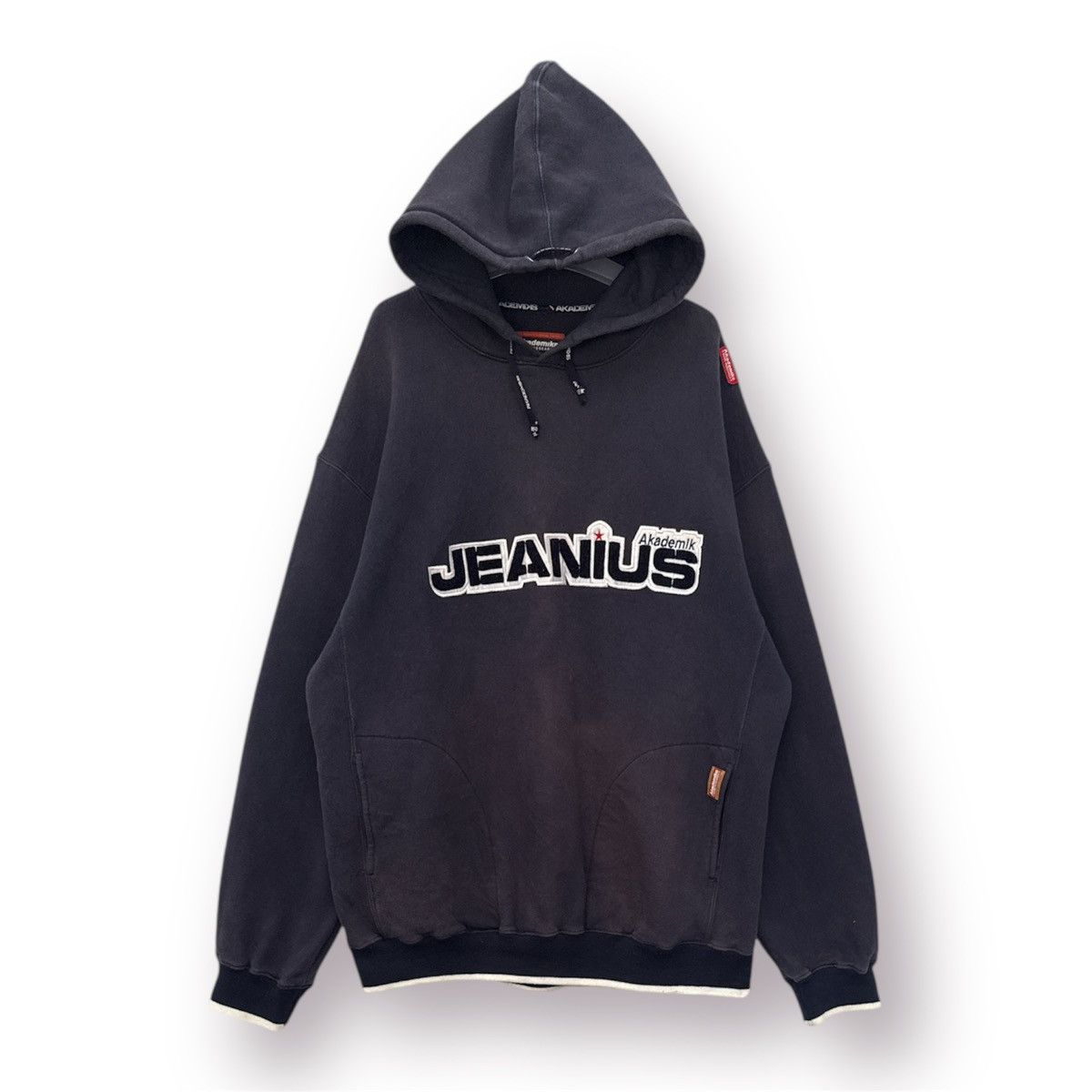 🔥 Akademiks japan Streetwear Distress Faded Hoodie - XXL