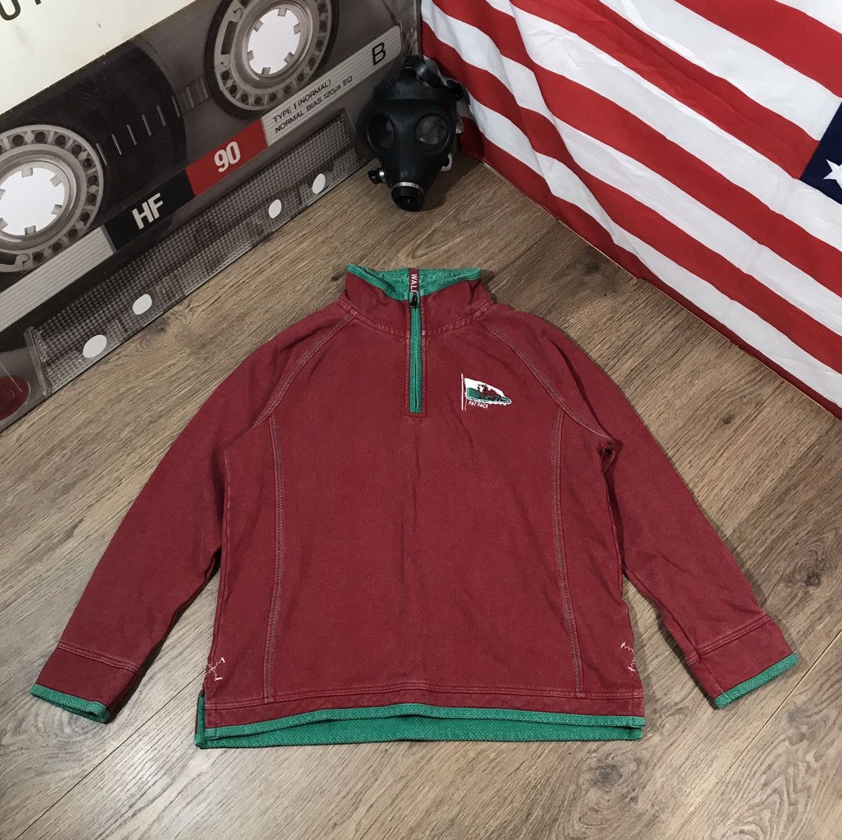 Vintage Vintage 90s Fat Face 1/4 Zip Pullover Size US L / EU 52-54 / 3 - 2 Thumbnail