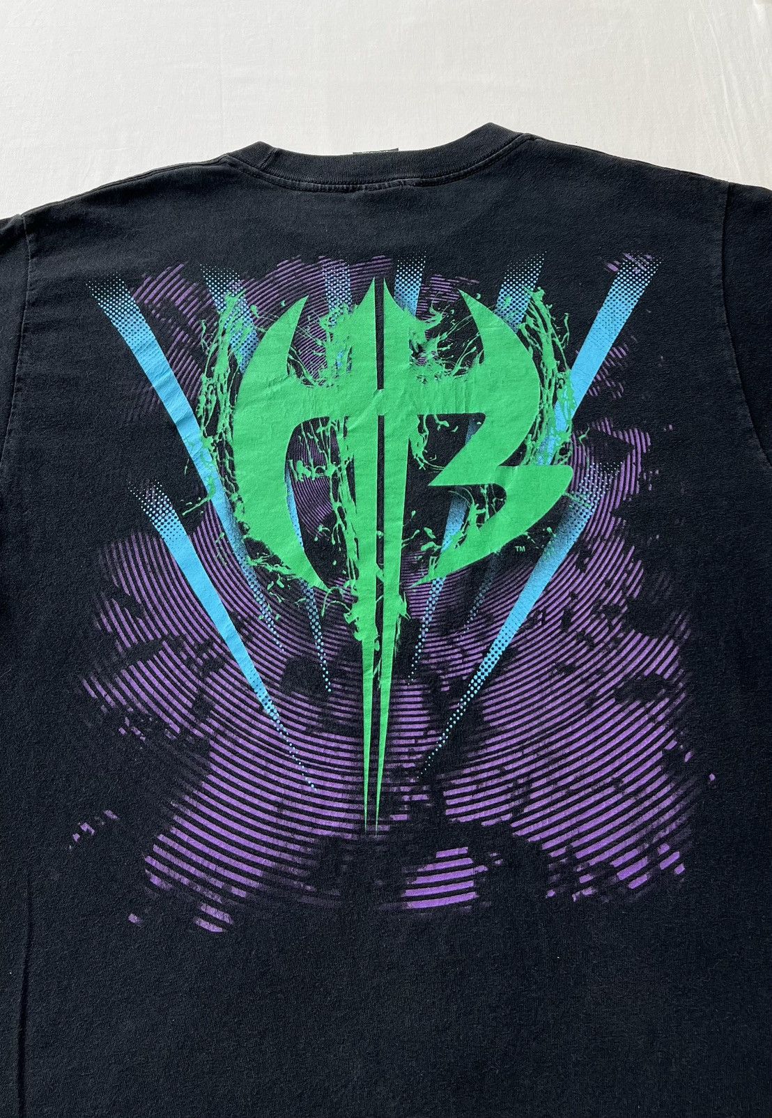 WWE Vintage 2009 Jeff Hardy WWE Wrestling Black Y2k T-shirt Size US M / EU 48-50 / 2 - 13 Thumbnail