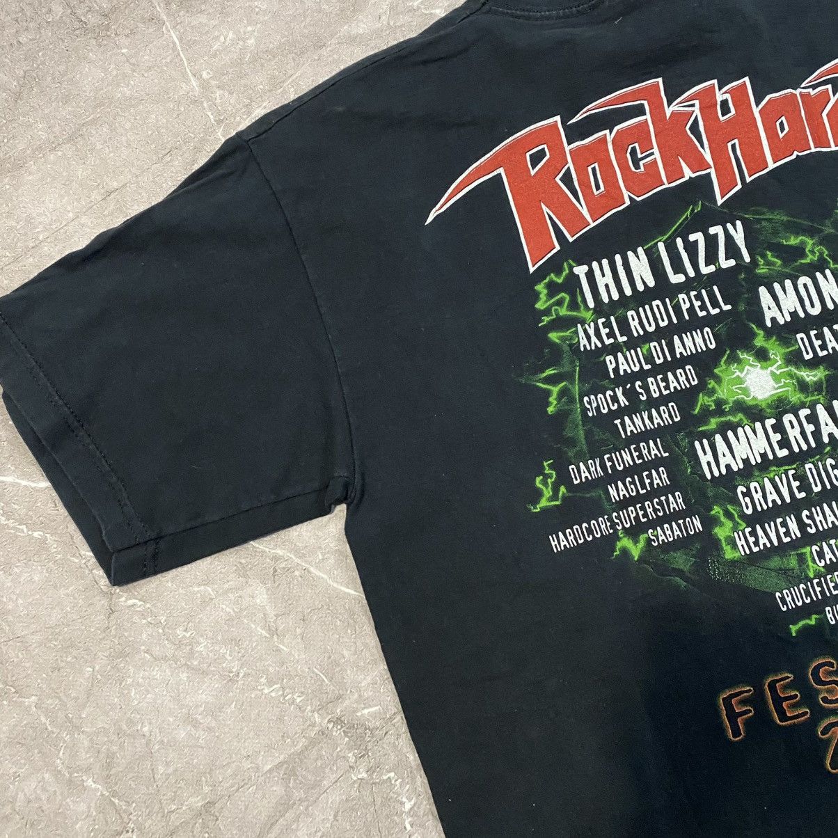 Band Tees × Vintage VINTAGE ROCK HARD TEE BIG LOGO FESTIVAL 2007 Size US M / EU 48-50 / 2 - 6 Thumbnail