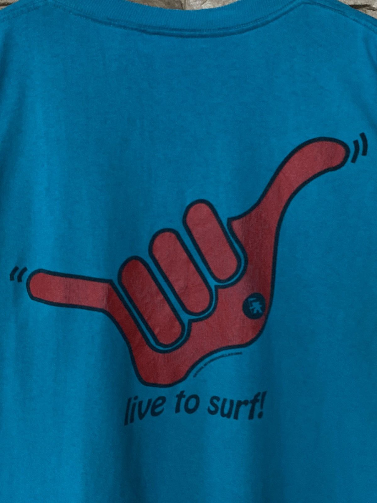 Vintage Vintage 1992 Gotcha Live To Surf 90s Surfing Tees Size US L / EU 52-54 / 3 - 3 Thumbnail