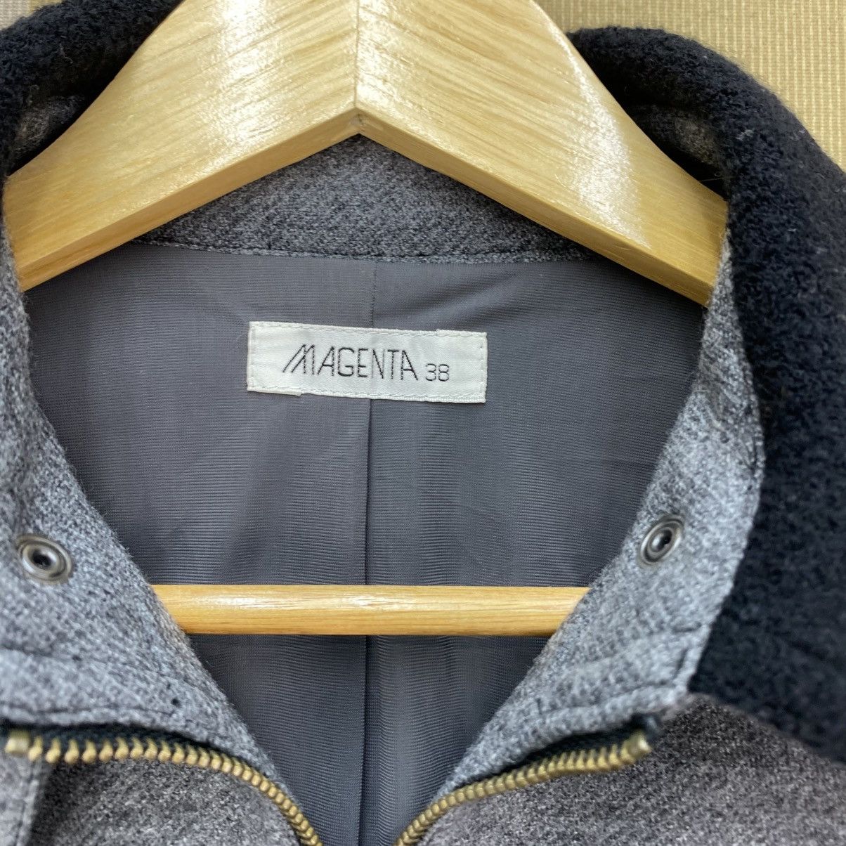 Japanese Brand 🫶Magenta Wool Blend cropped jacket Size S / US 4 / IT 40 - 6 Thumbnail