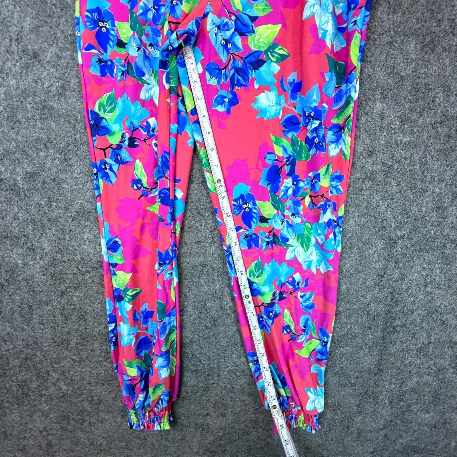 Tommy Bahama Tommy Bahama Jogger Pants Small Pink Blue Hawaiian Resort Size 29" - 5 Thumbnail