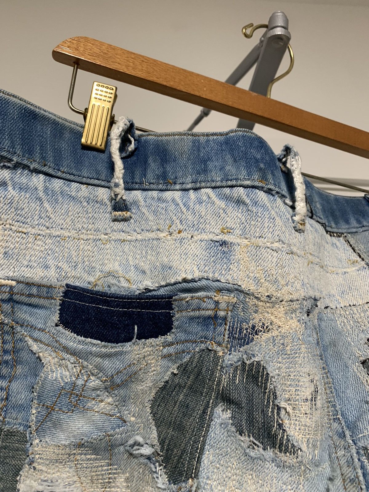 Vintage Bizzrad Scabbed Jeans Size US 34 / EU 50 - 6 Thumbnail