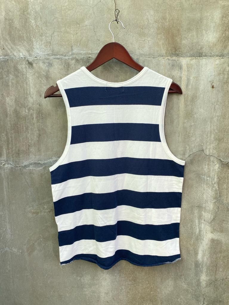Bape Striped Tank Top Size US M / EU 48-50 / 2 - 2 Thumbnail