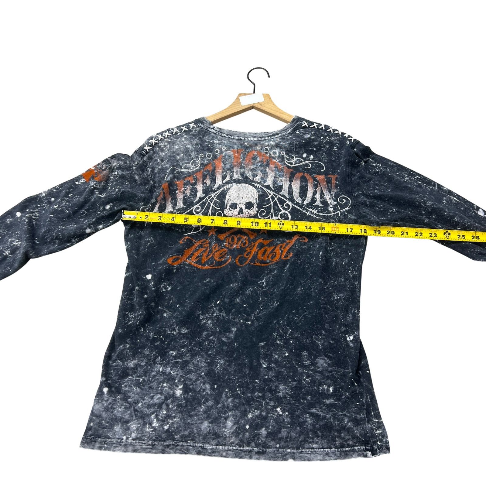 Affliction Grey Afflictions Long Sleeve Size S / US 4 / IT 40 - 3 Thumbnail
