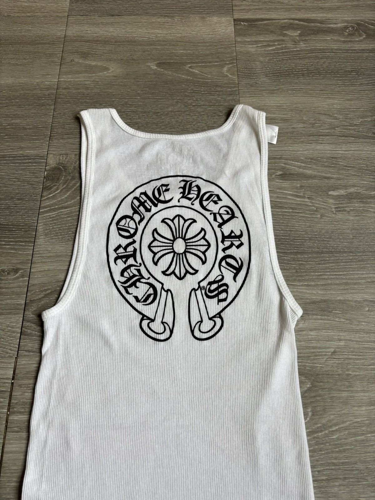 Chrome Hearts Chrome Hearts White Horseshoe Tank Top Size US XL / EU 56 / 4 - 2 Thumbnail