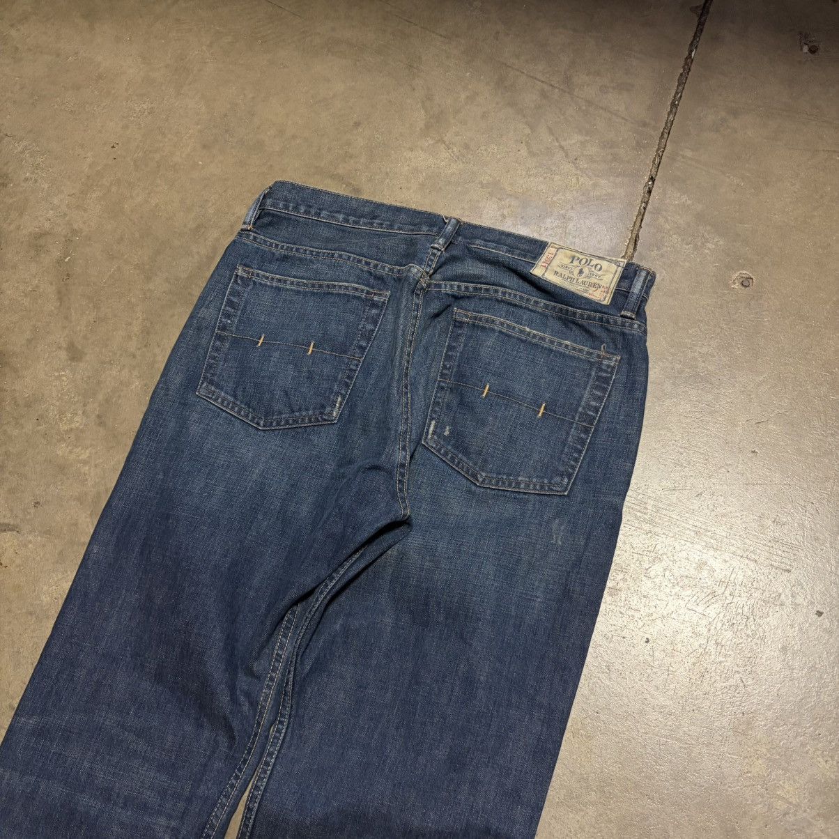Polo Ralph Lauren Vintage Polo Ralph Lauren Jeans Vintage 67 Straight Washed Size US 33 - 10 Thumbnail