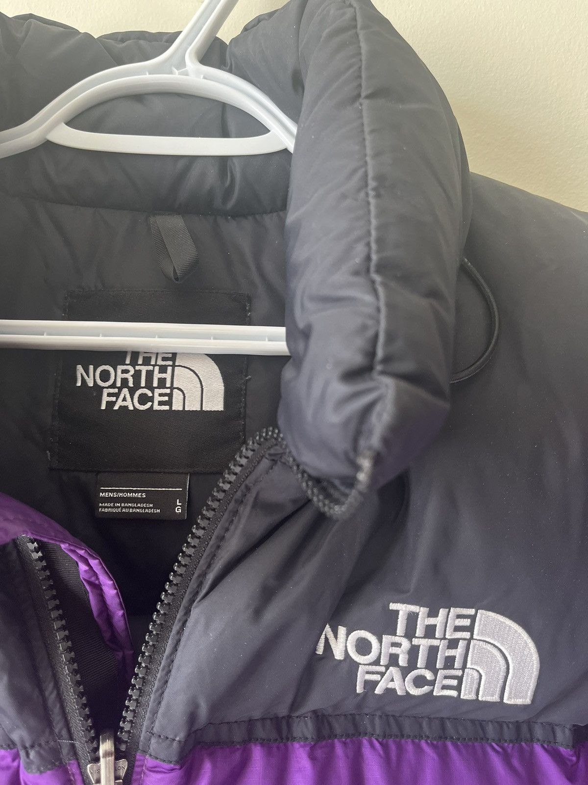 North online Face puffer jacket, PURPLE, size L/G