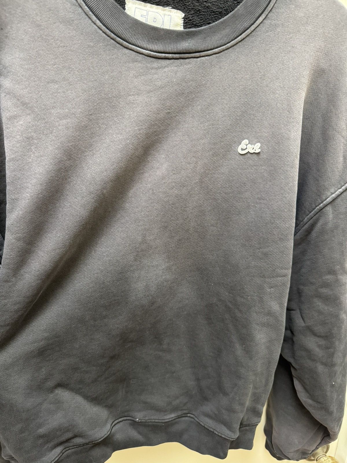 ERL ERL Black Sunfaded Crewneck Size US M / EU 48-50 / 2 - 3 Thumbnail