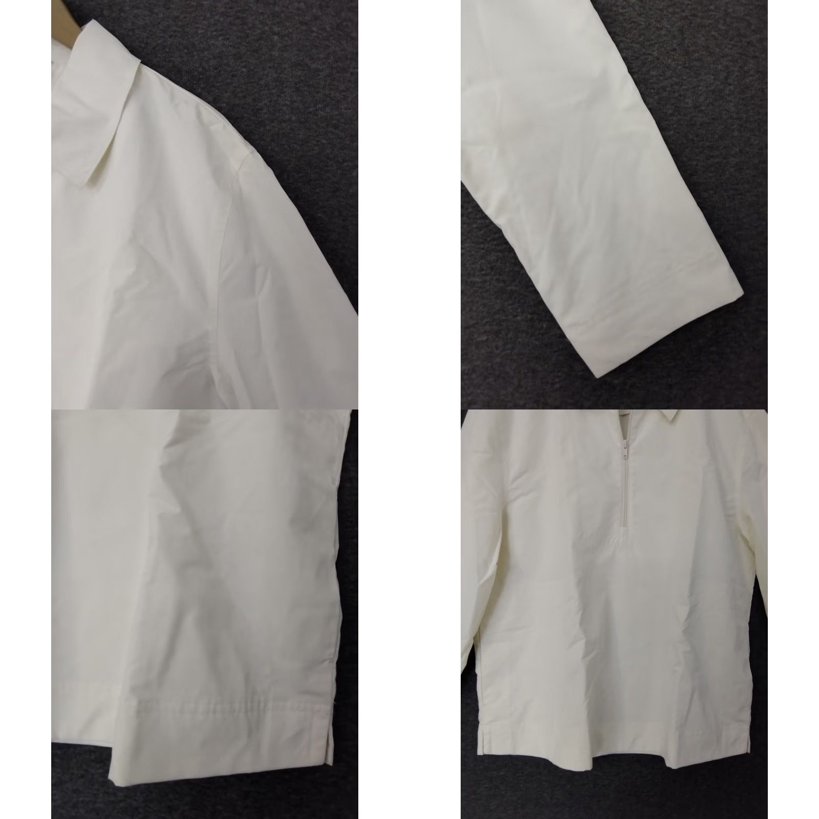 Vintage STYLUS Shirt Ladarius Campbell 1/4 Zip Long Sleeve Ivory L Men Regular Crew Neck Zip Modern Casual Vintage No N/A Size US L / EU 52-54 / 3 - 8 Thumbnail