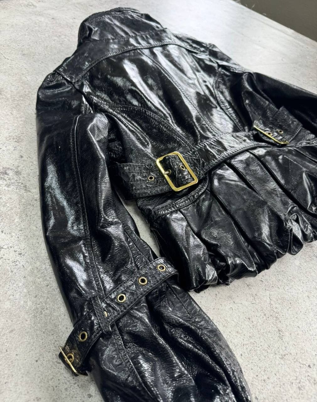 Japanese Brand Vintage Japanese Patent Real Leather Junya Watanabe Style Size US S / EU 44-46 / 1 - 7 Thumbnail