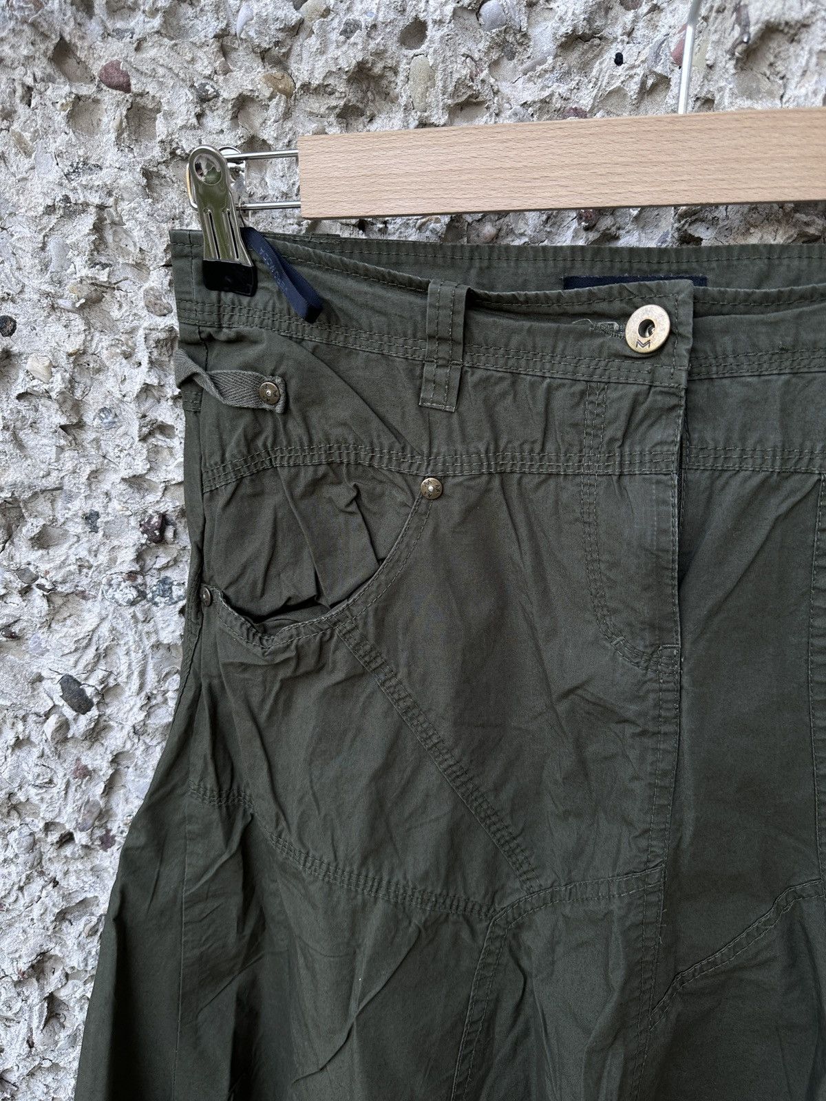 Vintage Vintage cargo skirt Size 24" / US 00 / IT 34 - 2 Thumbnail