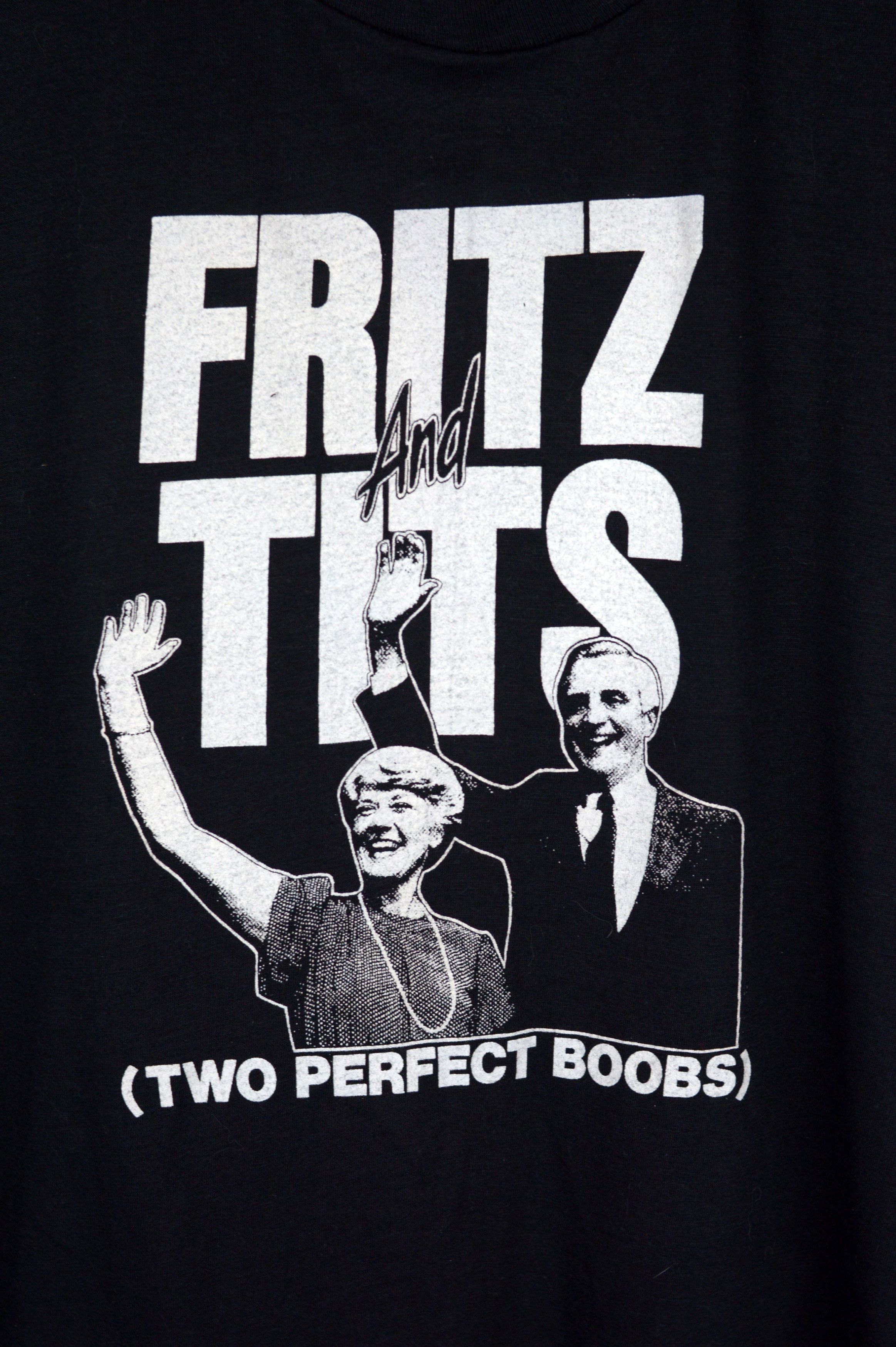 Vintage Vintage Fritz and Titz Walter Mondale campaign 80s t shirt Size US L / EU 52-54 / 3 - 2 Thumbnail