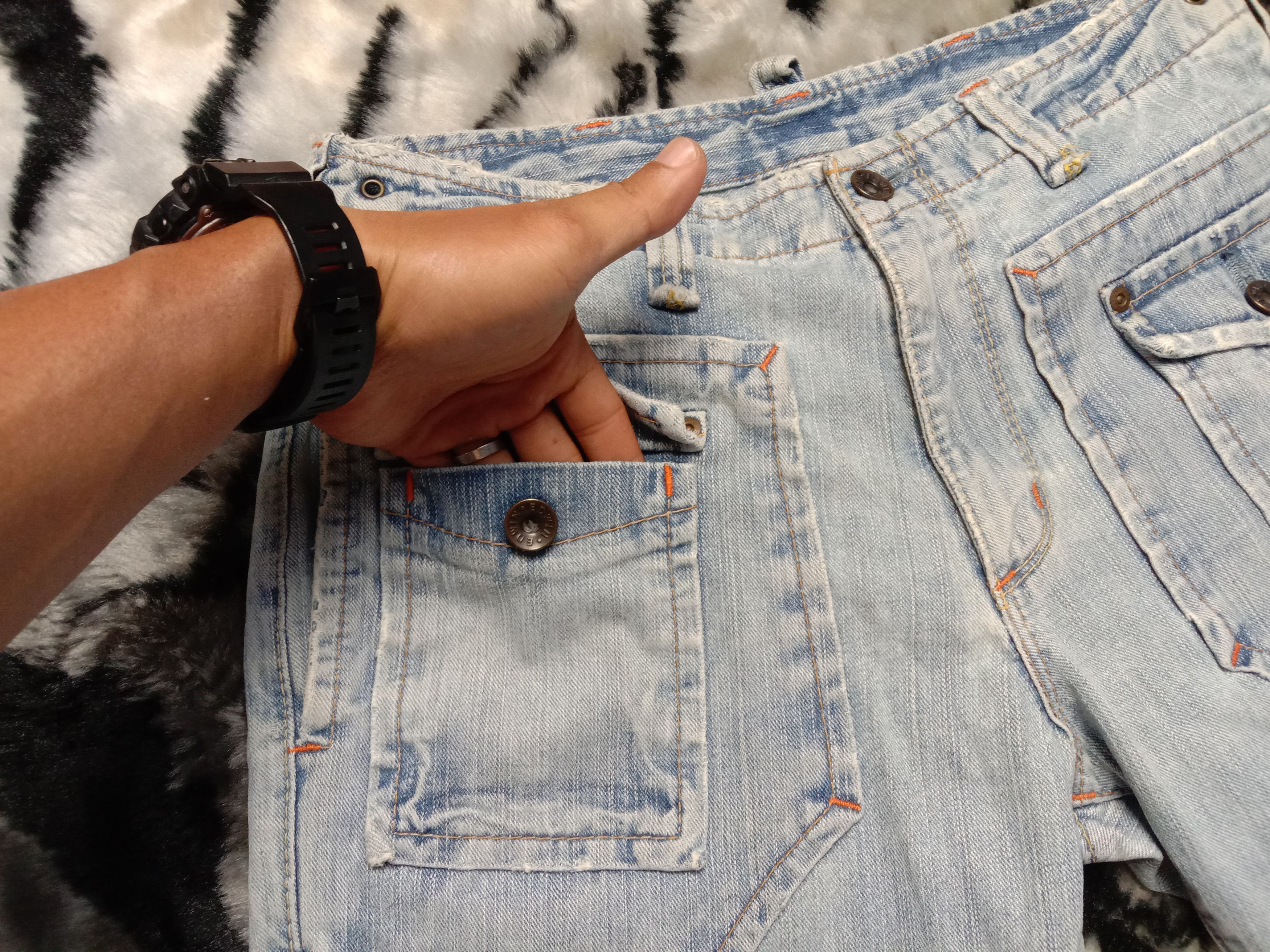 Edwin × Vintage Distressed Jean Edwin Bushpants Size US 30 / EU 46 - 7 Thumbnail