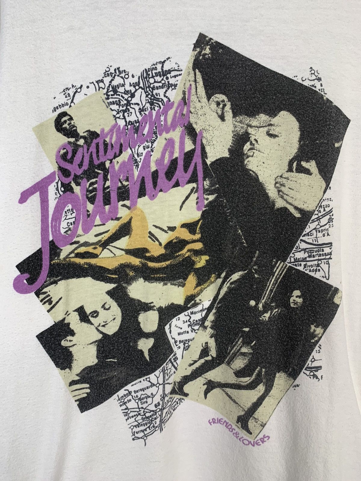 Vintage Vintage “Sentimental Journey” Friends & Lovers T-shirt Size US L / EU 52-54 / 3 - 10 Thumbnail