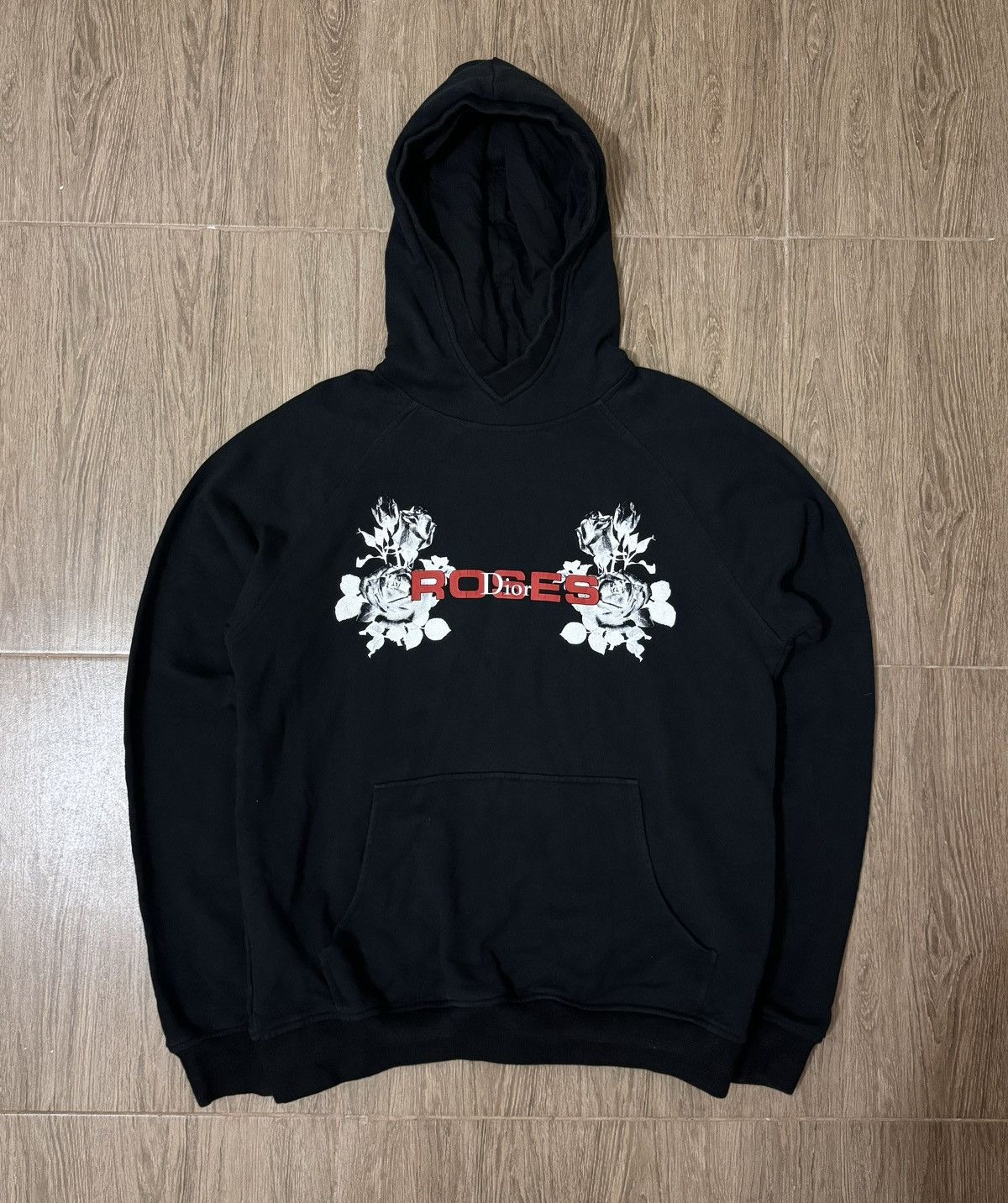 Dior roses hoodie hotsell