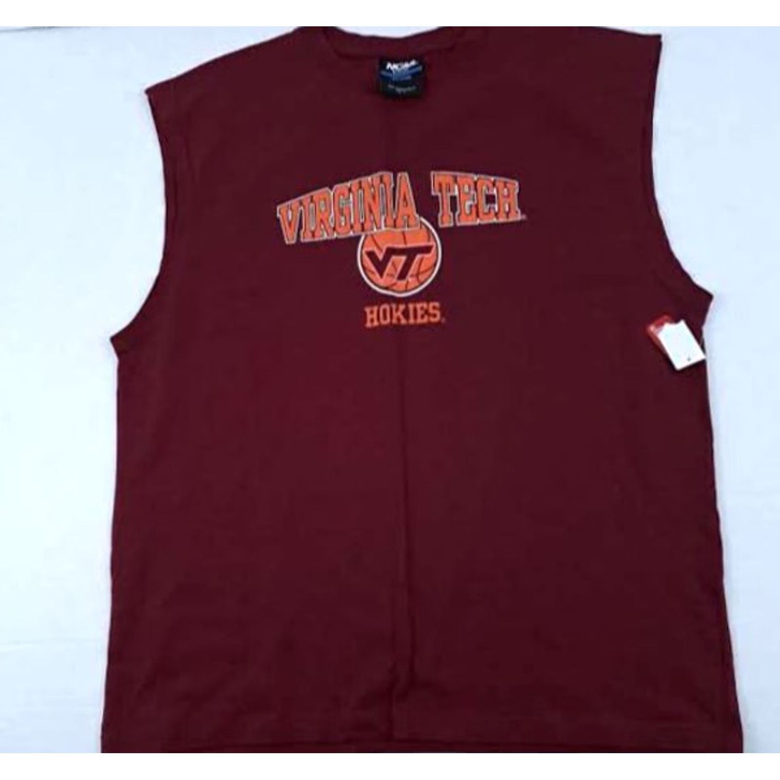 NCAA NCAA Virginia Tech Hokies Tank Top NWT XL Burgundy Sleeveless Sports Shirt Men Size US XL / EU 56 / 4 - 3 Thumbnail
