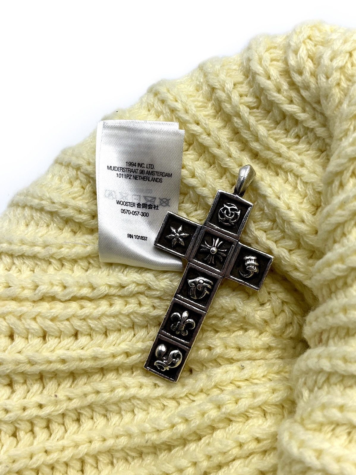 Supreme Supreme New York Logo Pale Yellow Rib Knit Beanie Size ONE SIZE - 12 Thumbnail