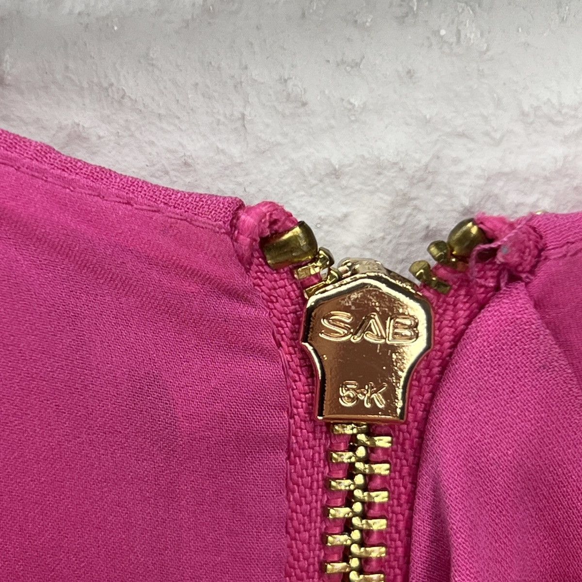 Versace Versace Pink Mini Dress Gold Beads Frontrow Floral Pattern Size S / US 4 / IT 40 - 6 Thumbnail