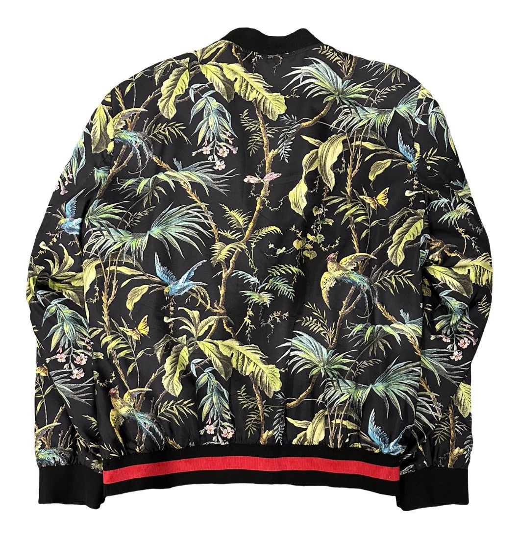 Gucci 🔥🔥4K RETAIL🔥🔥 GUCCI TROPICAL SILK BOMBER Size US L / EU 52-54 / 3 - 2 Thumbnail