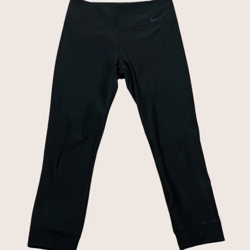 Nike Nike Leggings Capri Dri-Fit Ten One Nike Ten One Women’s Small Black Fitness Gym Size 28" / US 6 / IT 42 - 1 Thumbnail