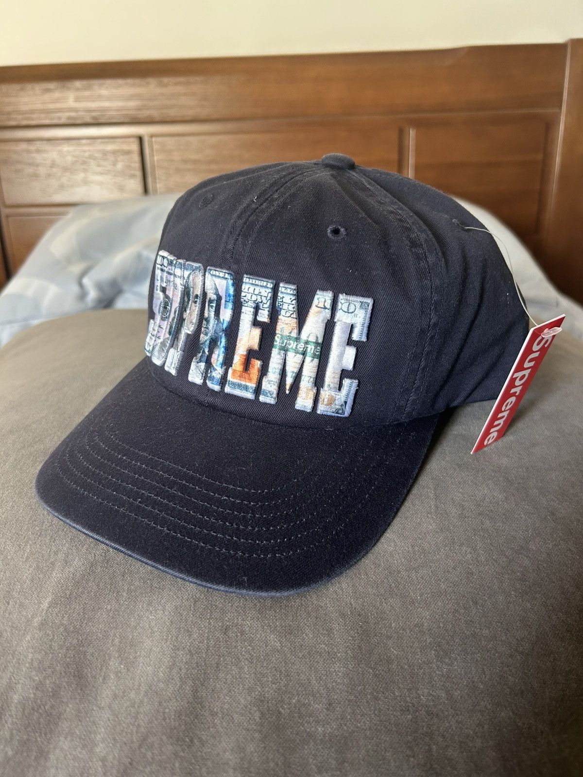 Supreme Supreme SS26 WEEK 1 Embroidered Money Logo 6-Panel Size ONE SIZE - 10 Thumbnail