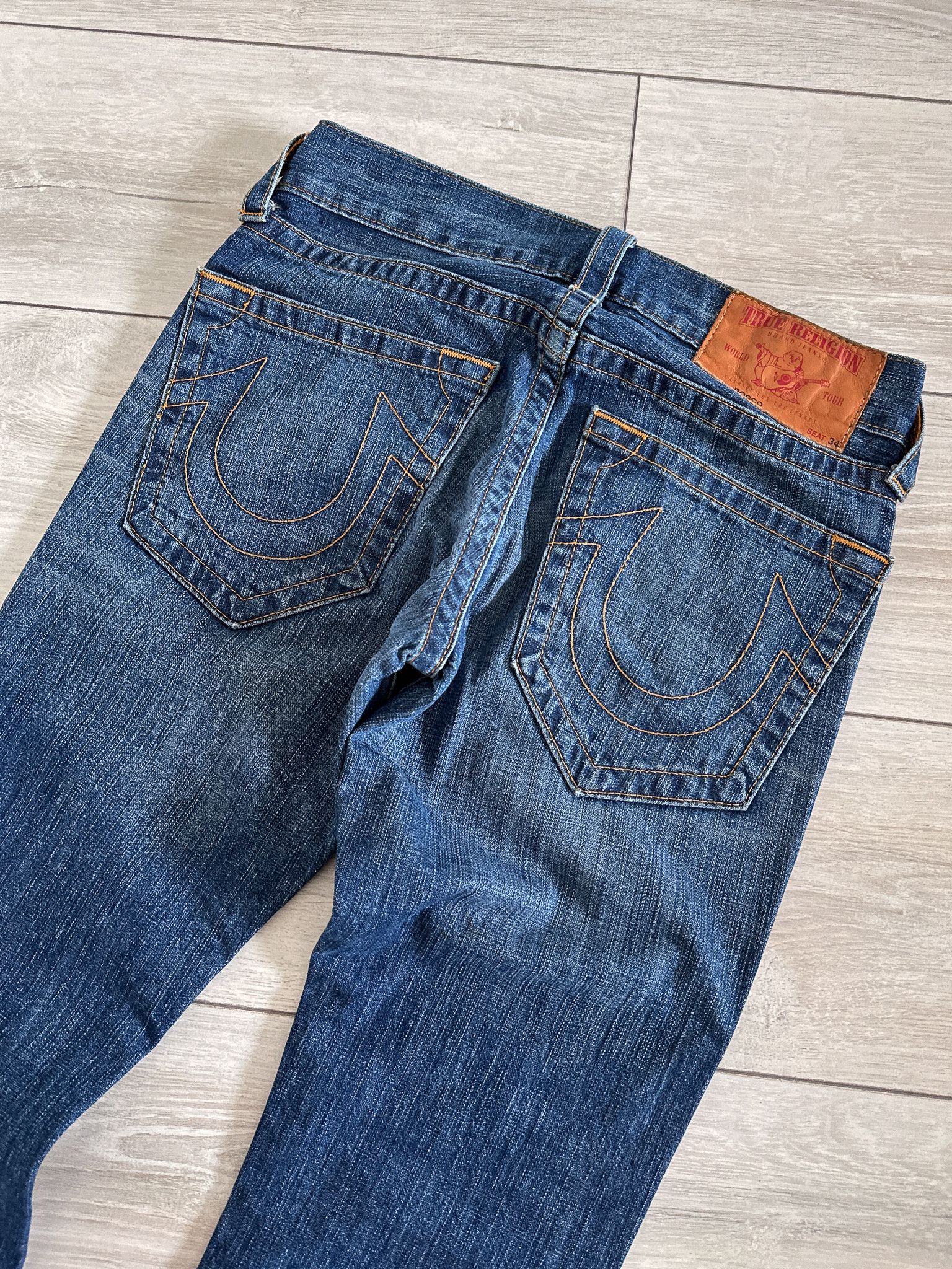 True Religion True Religion Blue Denim Pants Jeans Size 30" / US 8 / IT 44 - 10 Thumbnail