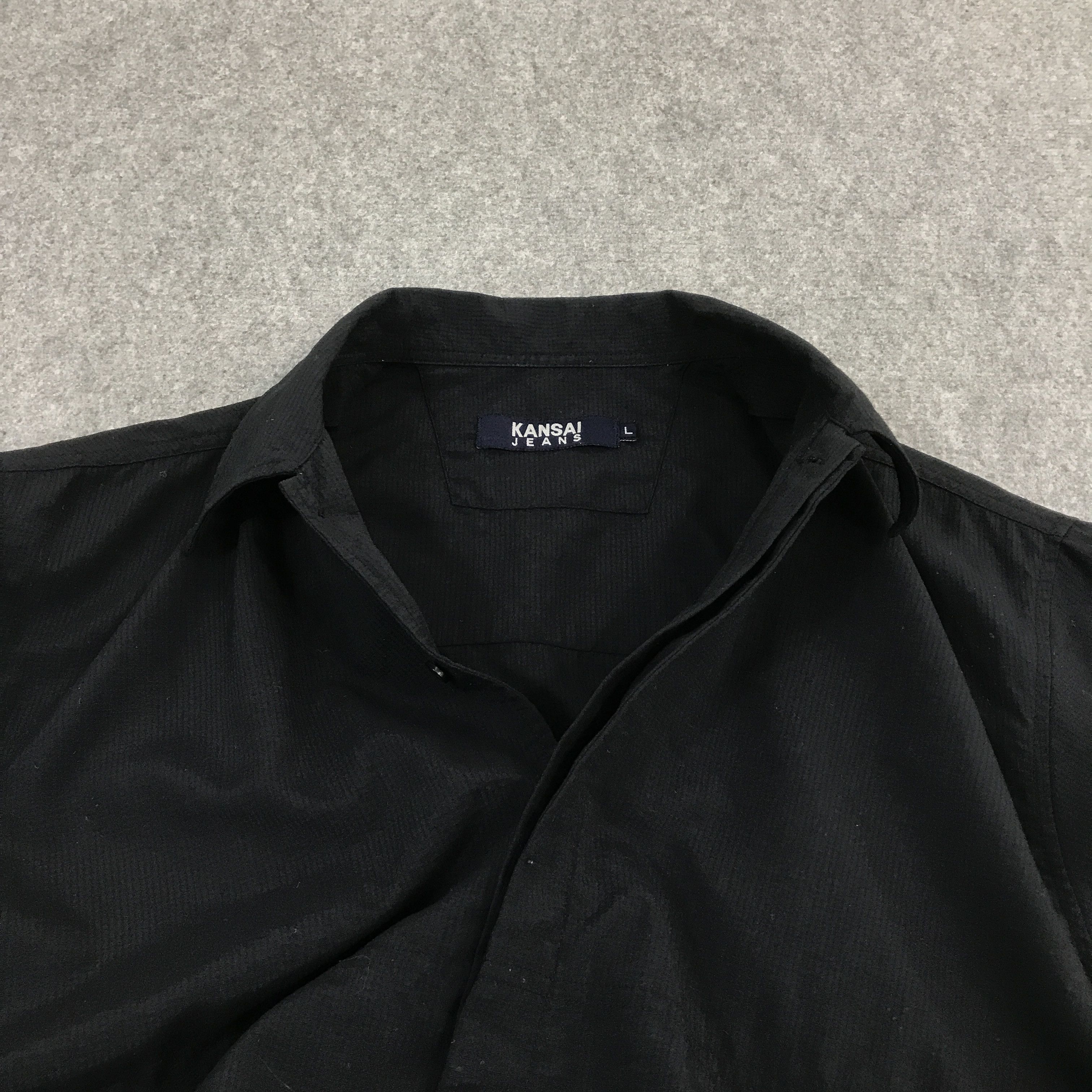 Japanese Brand × Kansai Yamamoto KANSAI JEANS JAPAN DESIGN BUTTON UP SHIRT Size US L / EU 52-54 / 3 - 7 Thumbnail