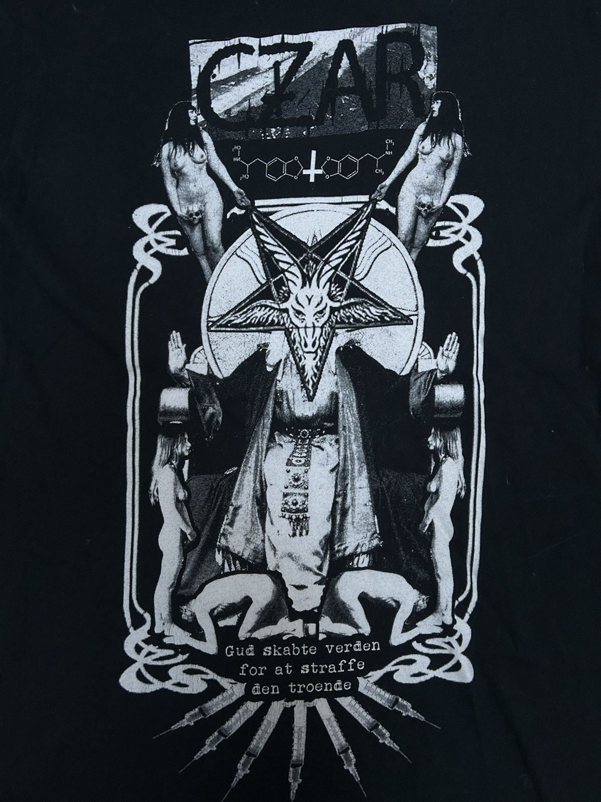 Band Tees × Vintage vintage CZAR scandinavian band tee gore goth Size US M / EU 48-50 / 2 - 2 Thumbnail
