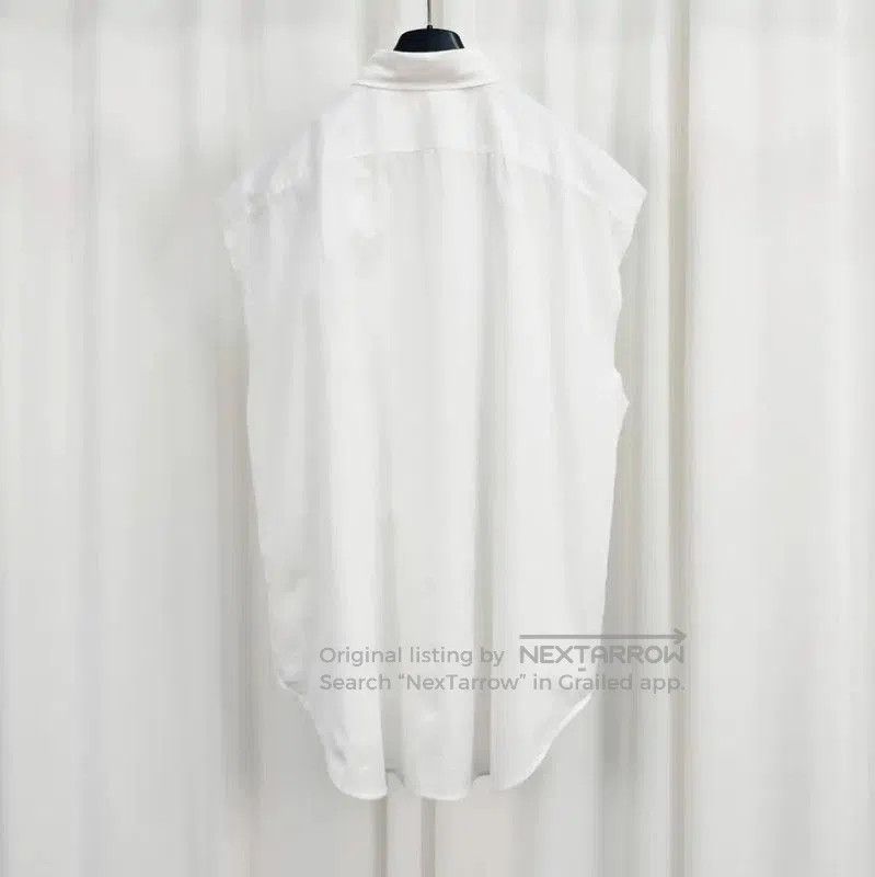 Acne Studios Acne Studios Stylish White Sleeveless Shirt. Size US XXS / EU 40 - 2 Thumbnail