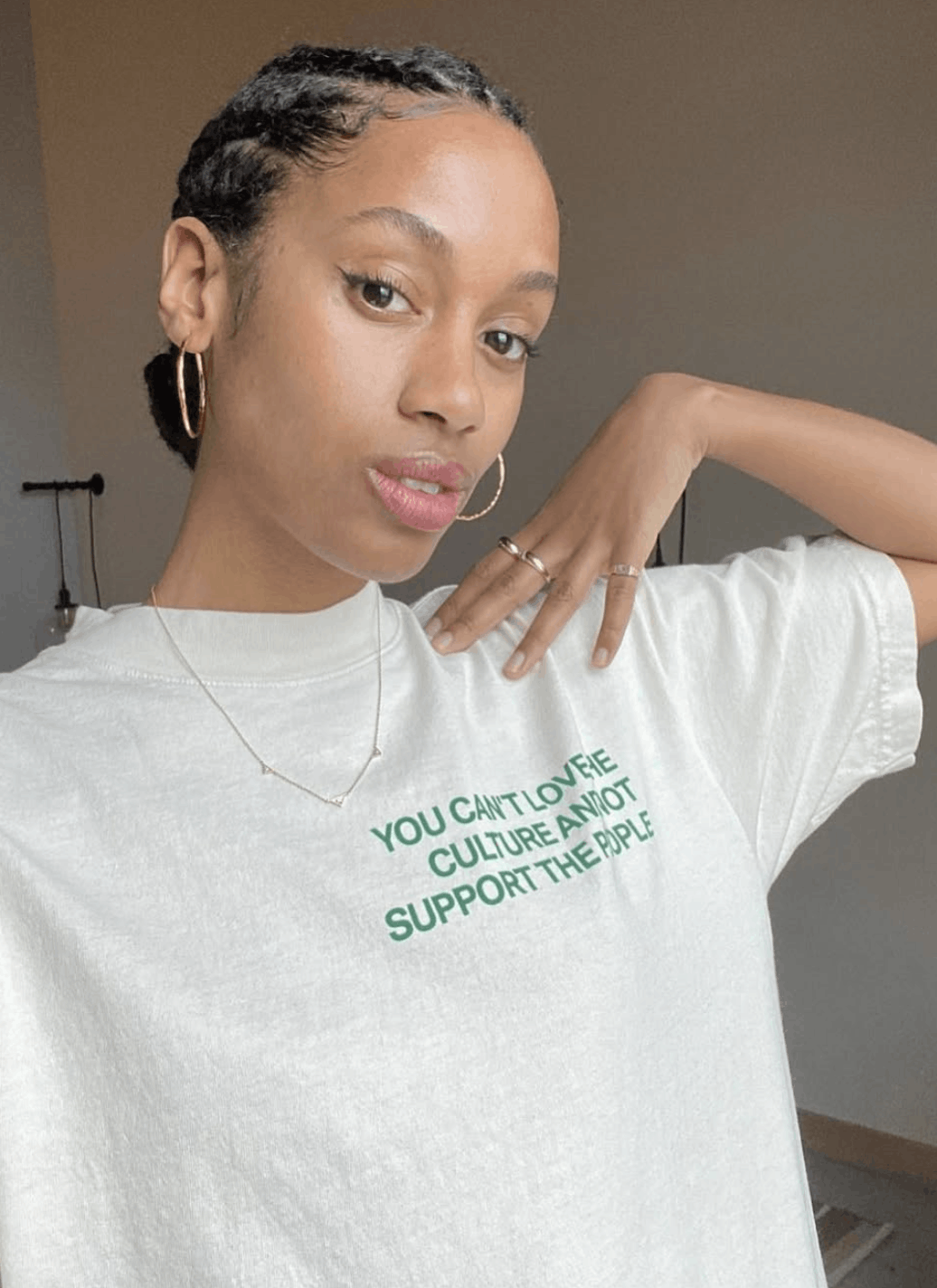 Other Erwin Hines Future is Color “Respect The People” Tee, Size M Size US M / EU 48-50 / 2 - 7 Thumbnail