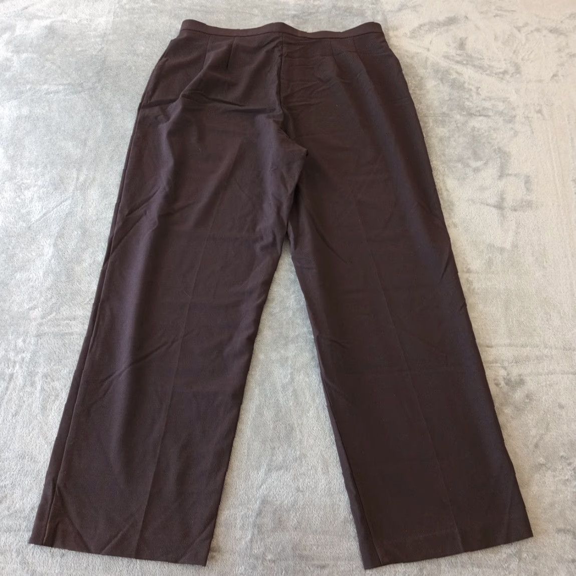 Vintage Briggs New York Dress Pants Womens Plus Size 18W Brown Pleated High Rise 36x31 Shirts? Size 40" / US 18 - 2 Thumbnail
