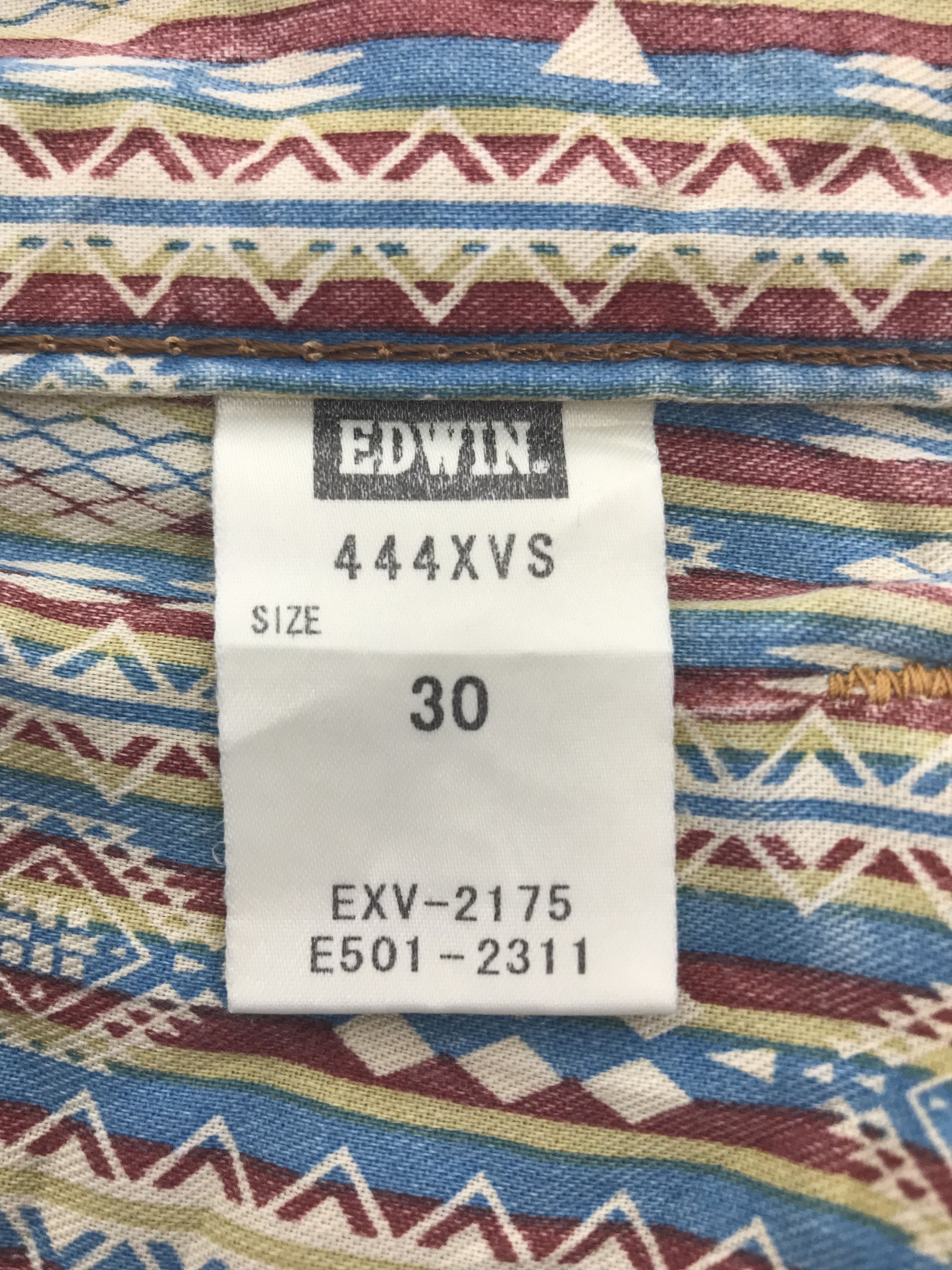 Edwin Vintage Edwin 444 XVS Japanese Blue Jeans Size US 30 / EU 46 - 10 Thumbnail