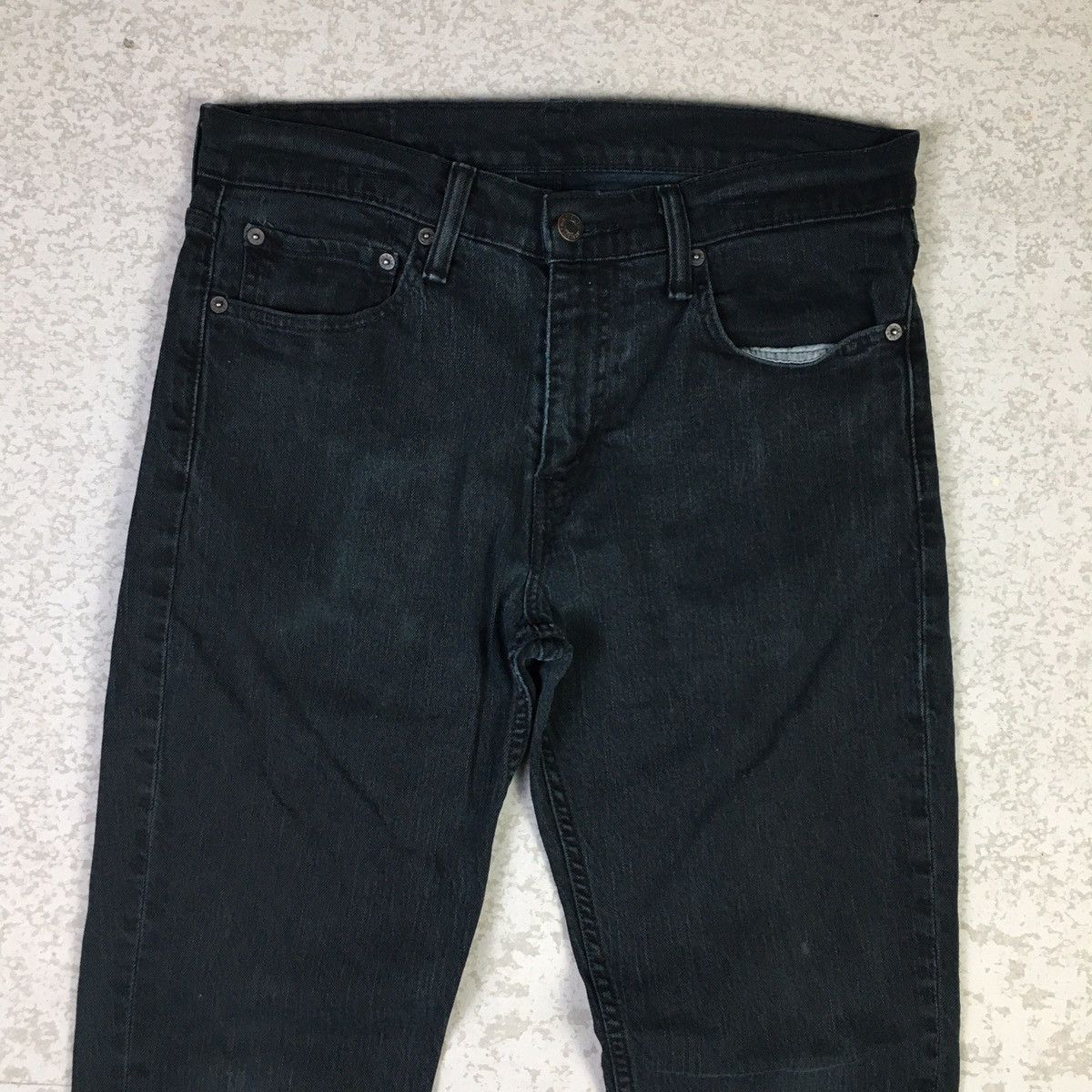 Levi's × Vintage Levis 511 Washed Black Jeans Size US 32 / EU 48 - 2 Thumbnail