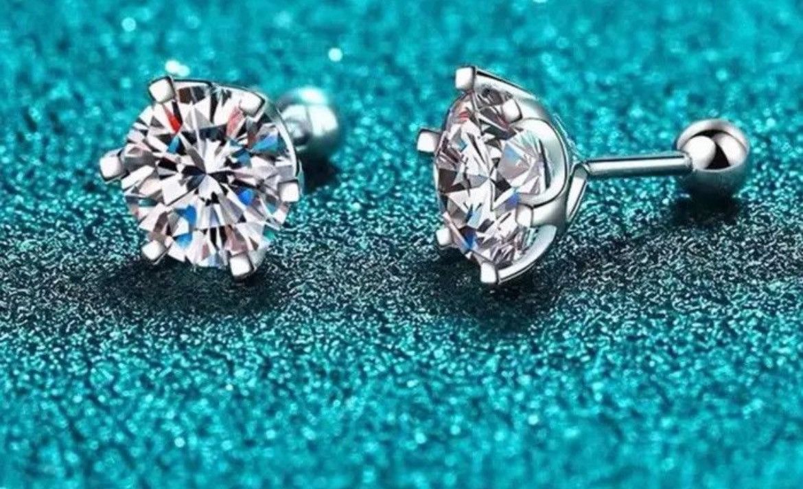 Jewelry Screw Stud Earrings Size ONE SIZE - 7 Thumbnail