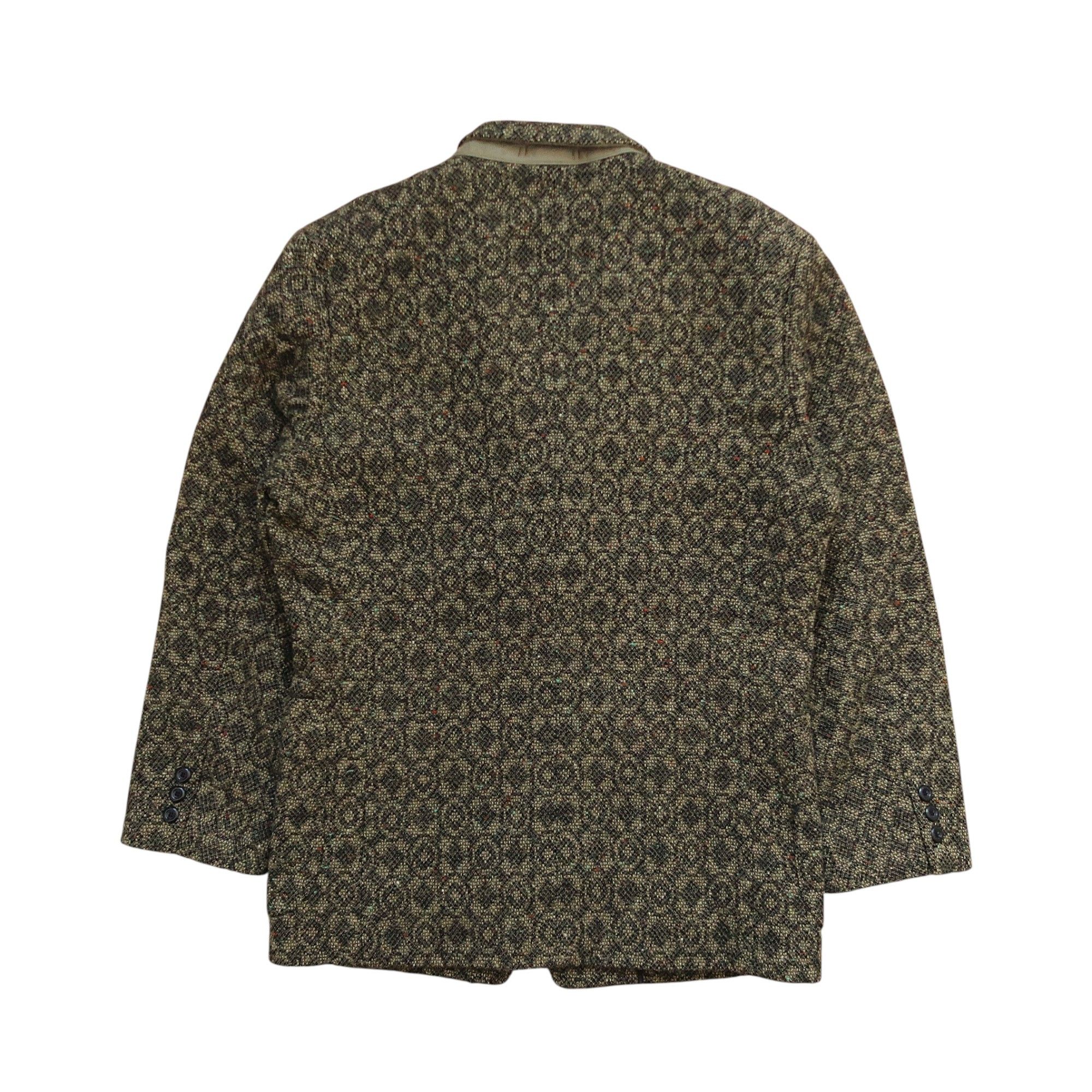 Japanese Brand VTG Nicole Monsieur Monogram Pattern Blazer Jacket Size US L / EU 52-54 / 3 - 2 Thumbnail