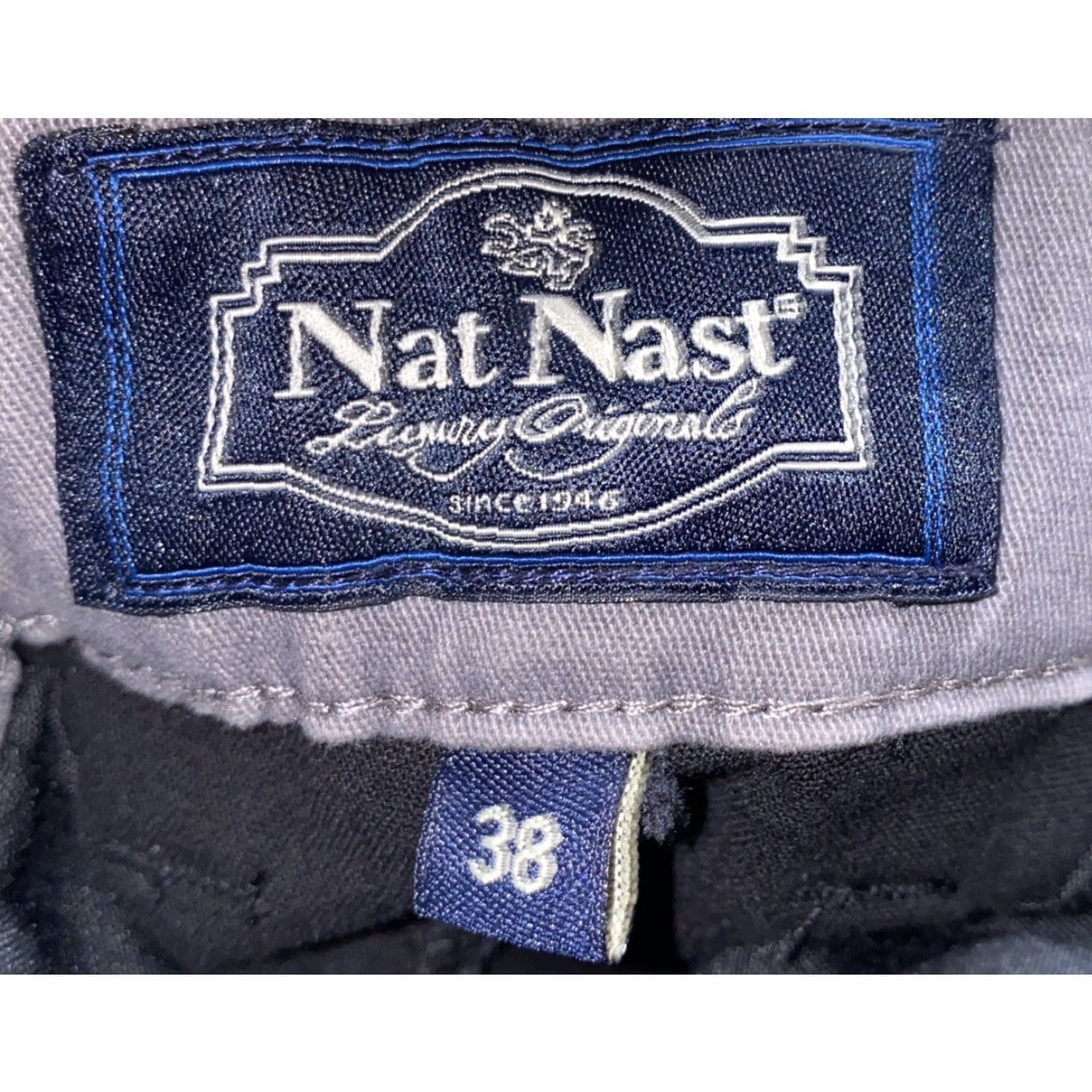 Nat Nast Nat Nast Mens Black Cotton Zip Fly Shorts Size 38 Regular Casual Shorts Shirt? Size US 38 / EU 54 - 5 Thumbnail