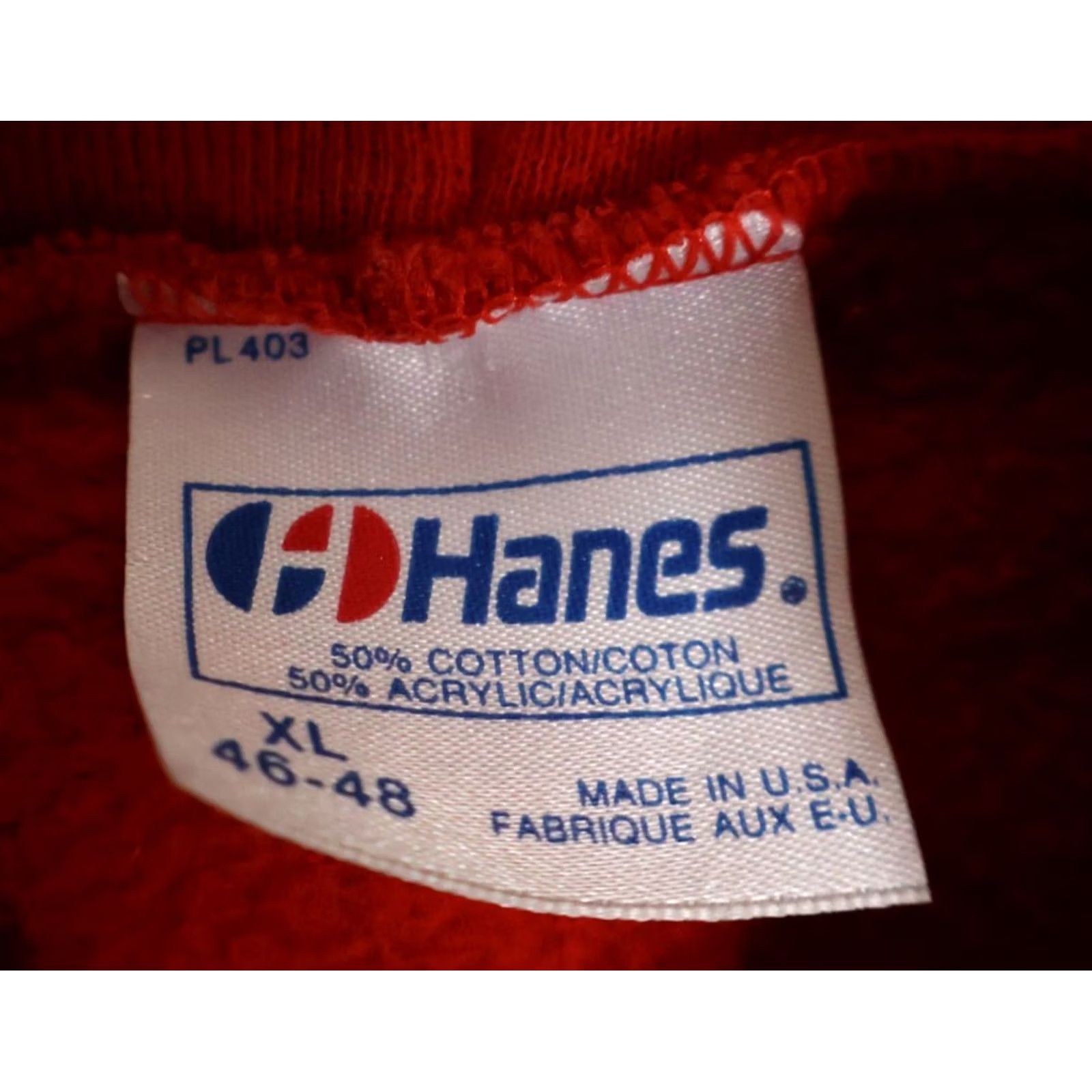 Harley Davidson VINTAGE Harley-Davidson Hoodie Mens Large Red 80s Full Zip Graphic Print Pockets Bar/City/Retro (Hanes Tag) Size US L / EU 52-54 / 3 - 3 Thumbnail