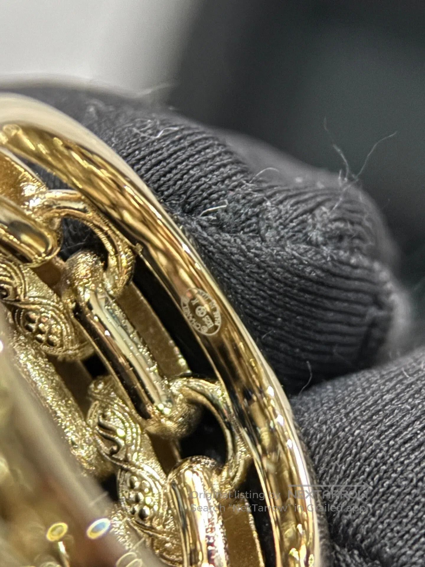 Chanel gold twisted lock ring by Chanel. Size ONE SIZE - 7 Thumbnail