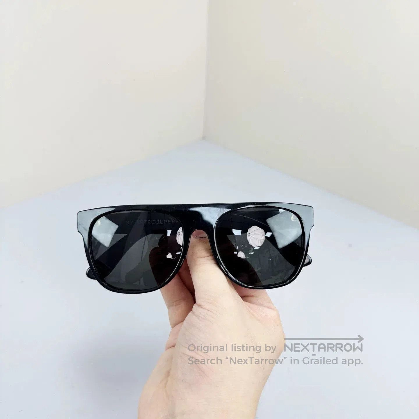 Retrosuperfuture Retro Super Future Black Sunglasses. Size ONE SIZE - 4 Thumbnail