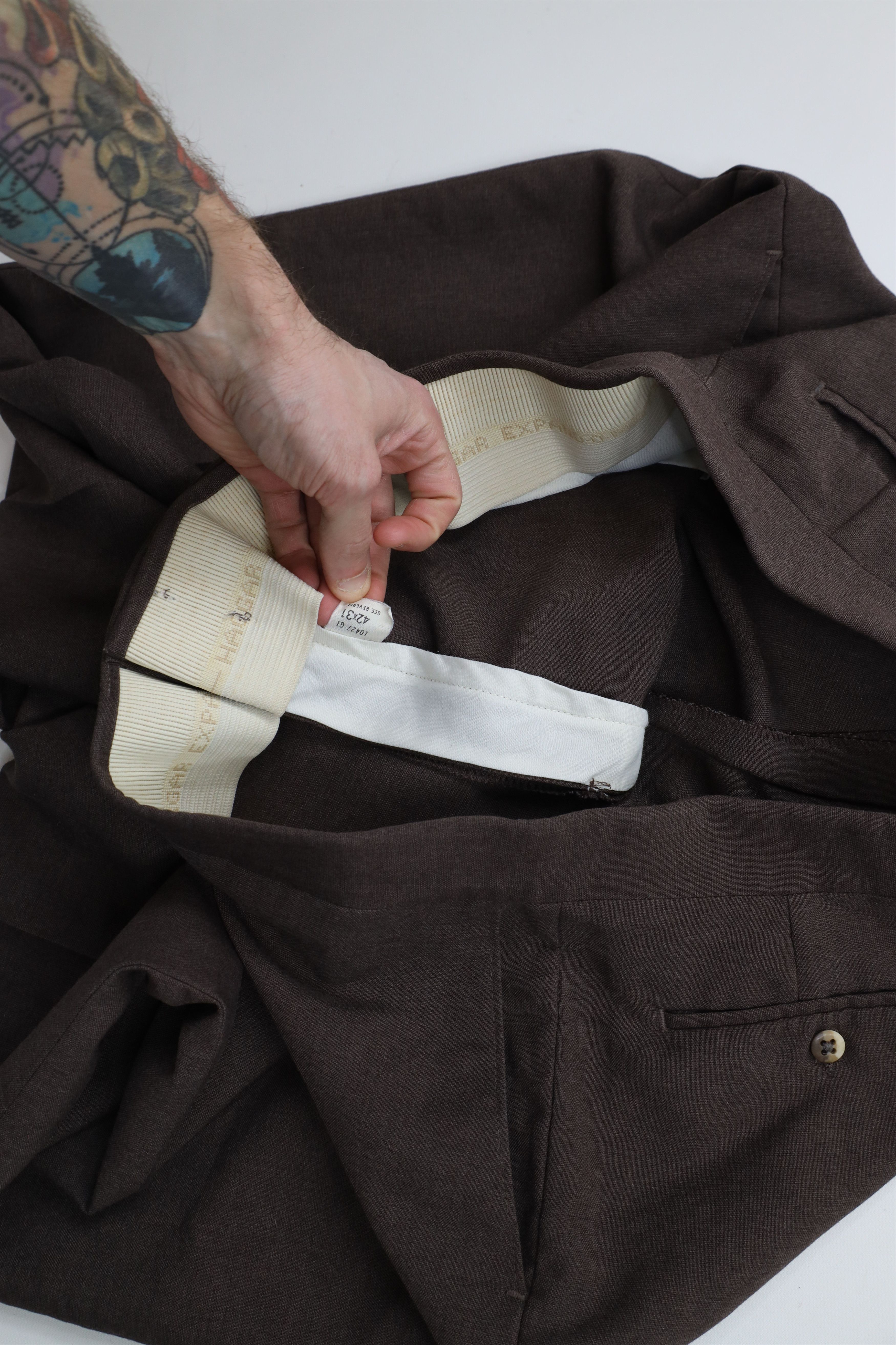 Vintage Vintage 70s Streetwear Wide Leg Chino Pants Trousers USA Size US 42 / EU 58 - 7 Thumbnail