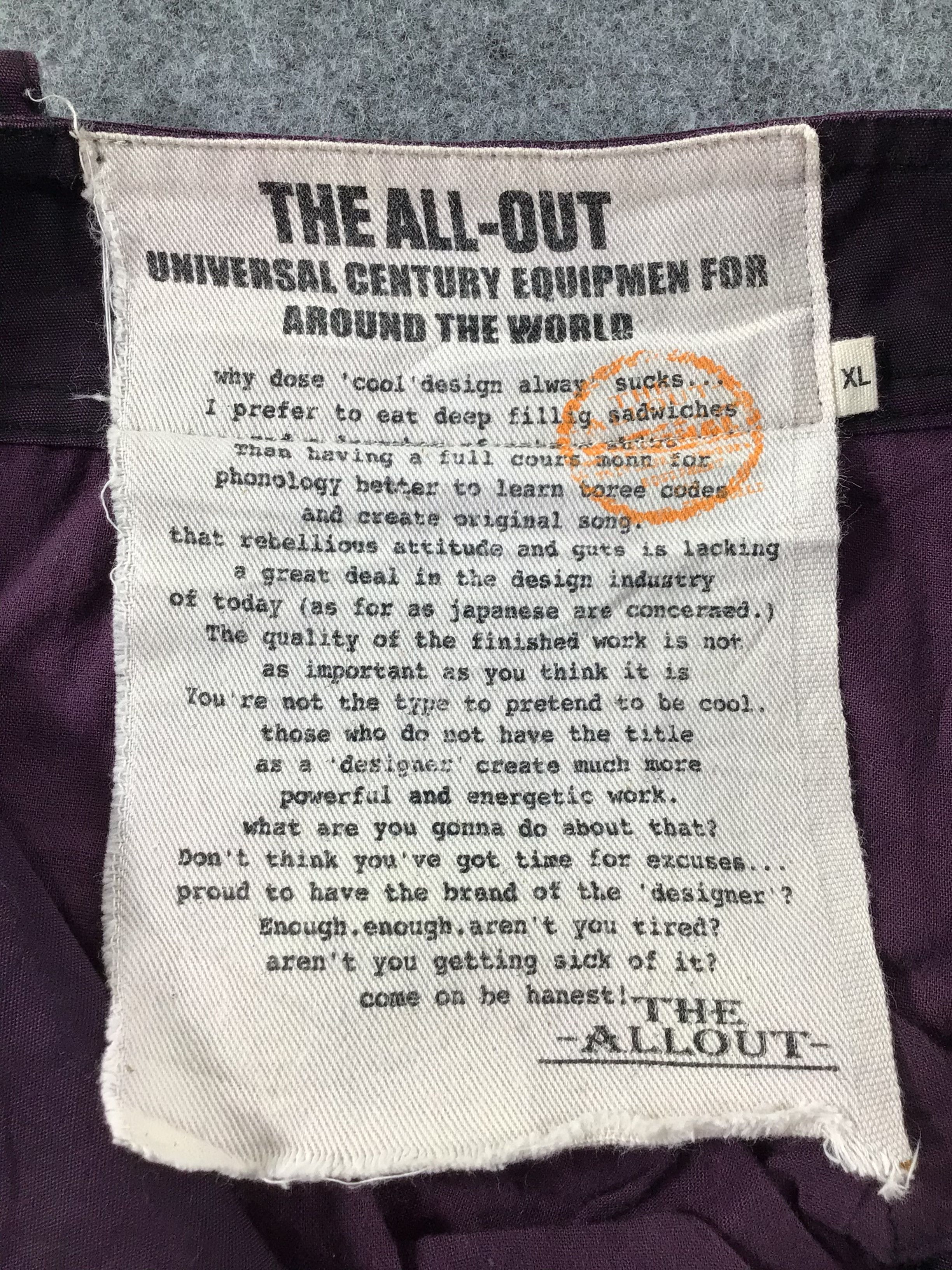 Japanese Brand The All Out Multipocket Camo Bondage Cargo Pant -J238 Size US 34 / EU 50 - 9 Thumbnail