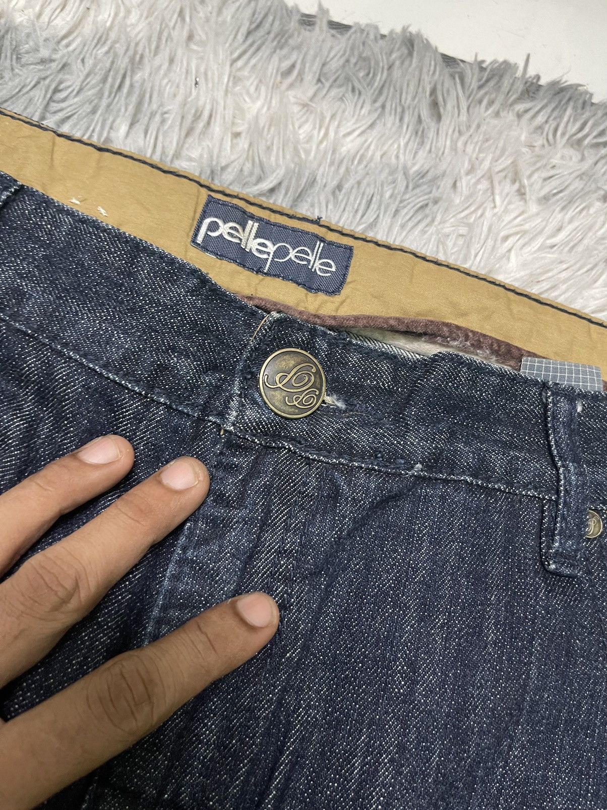 Pelle Pelle VINTAGE PELLE PELLE BAGGY PANT POCKET DESIGN Size US 41 - 8 Thumbnail