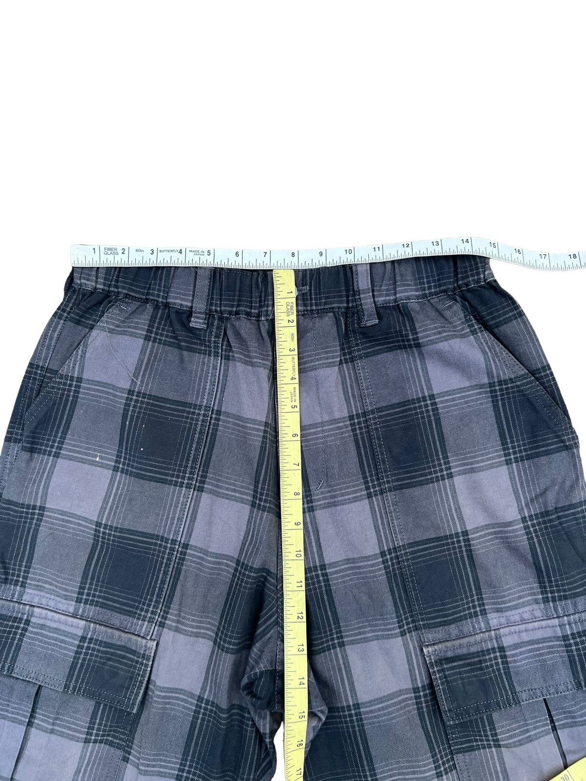 Vintage VTG MILK BOY Japan Check Cargo Trouser Pant Size US 30 / EU 46 - 4 Thumbnail