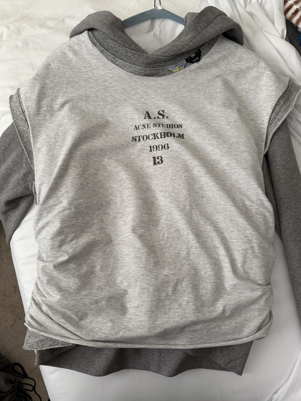 Acne Studios Acne Studios Layered Hoodie size large Size US L / EU 52-54 / 3 - 16 Thumbnail